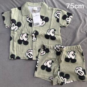★未使用 H&M ミッキー柄セットアップ 75cm