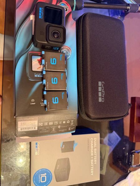 GoPro10 バッテリー5個 純正チャージャー
