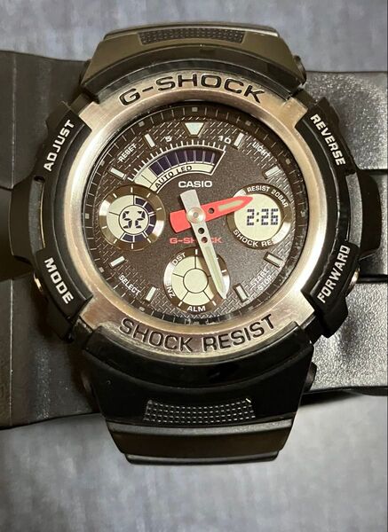 稼働品 CASIO カシオ G-SHOCK Gショック AW-590-1AJF 4778 デジアナ 電池交換済み