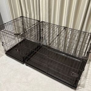 アイリスオーヤマ コンビネーションサークル セット 犬 ケージ