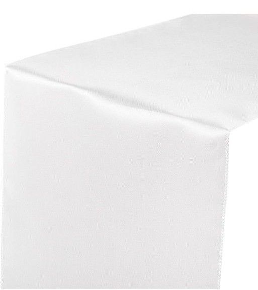 【6枚入】サテンテーブルランナー 275cm×30cmシルクのような生地 グレー