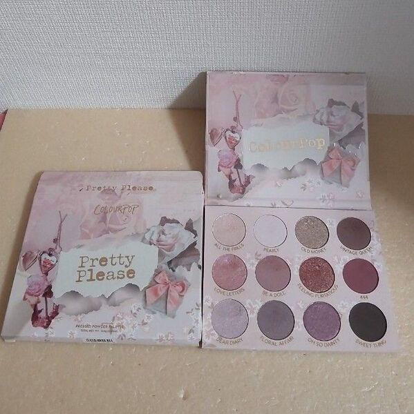 【used】カラーポップ アイシャドウパレットPrettyPlease