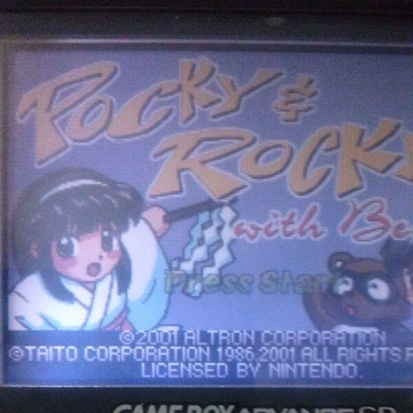GBA POCKY &ROCKY 奇々怪々