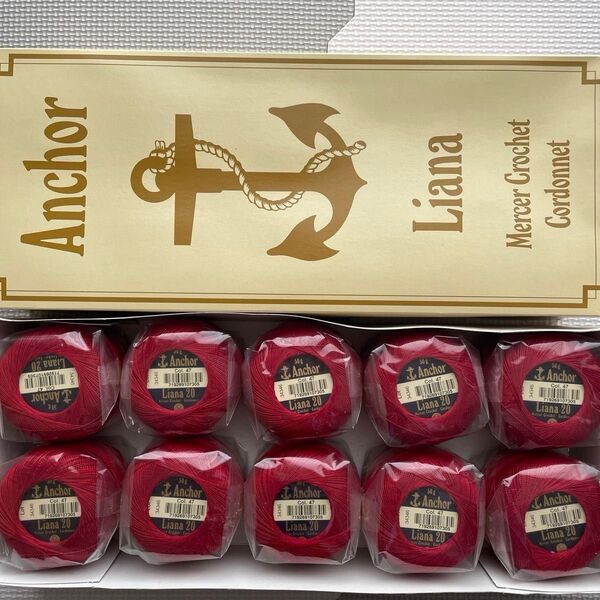 Anchor Liana20 col.47 50g 10玉入り(同じ商品バラで1玉プレゼント)