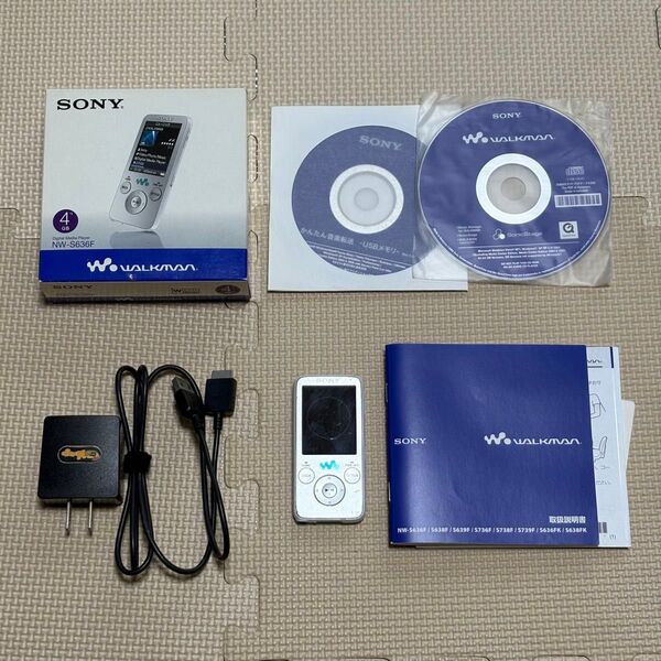 SONY ウォークマン デジタルメディアプレーヤー NW-S636F 4GB 白