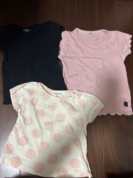女の子 半袖 tシャツ セット まとめ売り 90cm カットソー Tシャツ
