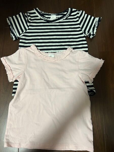 エイチアンドエム 半袖 Tシャツ 半袖Tシャツ 女の子 トップス 90 100