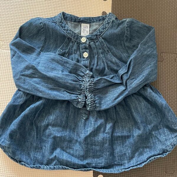 Baby GAP 80サイズ 薄手 長袖 ワンピース 女の子