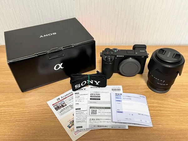 ★ベーシック保証付き★美品 SONY a6700 ILCE-6700M ズームレンズセット