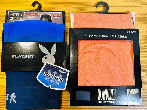 PLAYBOY ボディワイルド ボクサーパンツ M 2枚 BODYWILD