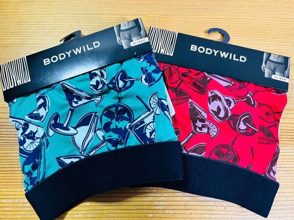 ボディワイルド BODYWILD ボクサーパンツ L 2枚 ボクサーブリーフ