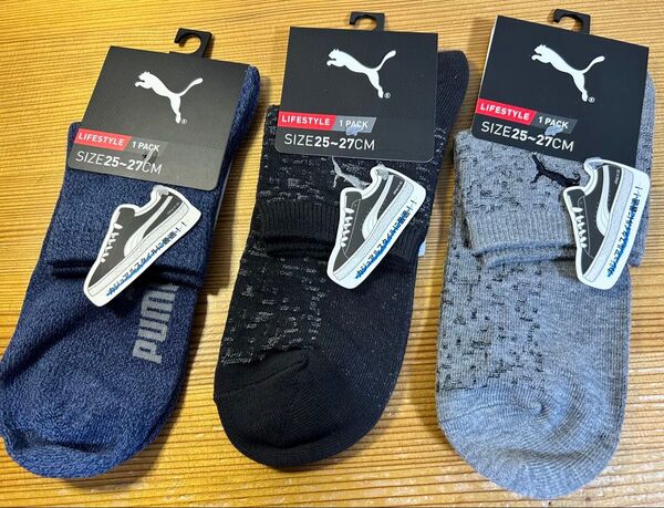 Puma ソックス 3足 靴下 クルーソックス