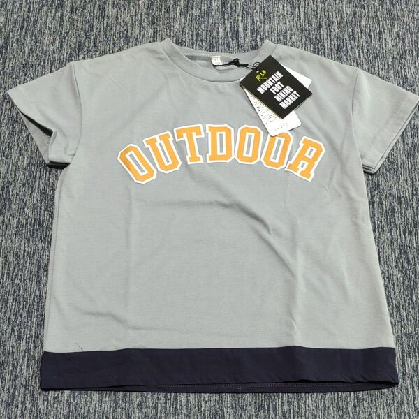 未使用品 R.L.B RLB OUTDOOR アウトドア レイヤード 半袖 Tシャツ 110cm