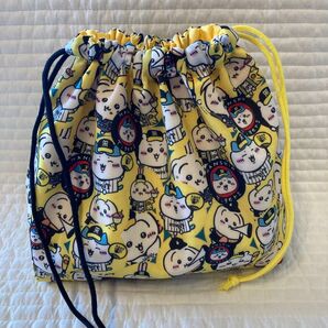 No.723 ちいかわ 阪神タイガース お弁当袋 バッグインバッグ ハンドメイド