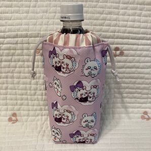 No.804 ちいかわ モモンガいっぱい ペットボトルカバー ハンドメイド