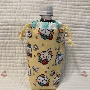 No.808 ちいかわ うさぎ みかん ペットボトルカバー ハンドメイド