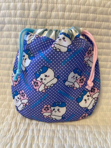 No.882 ちいかわ おぱんちゅうさぎ ミニ巾着袋 ハンドメイド コスメポーチ
