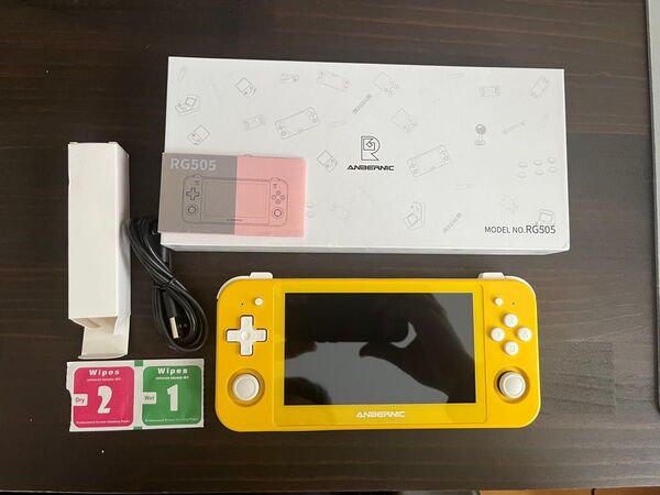 美品 ANBERNIC RG505 イエロー