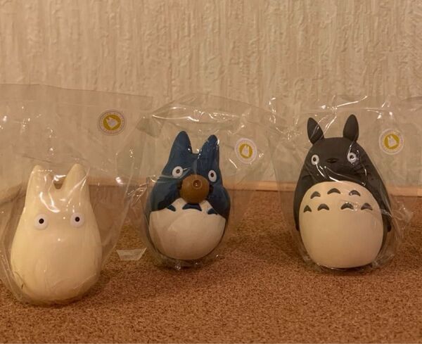 スタジオジブリとなりのトトロ 指人形 小トトロ 中トトロ 大トトロ studio ghibli by approved シール付き