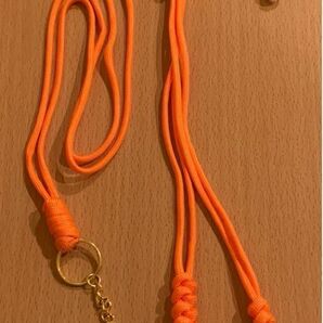 パラコード使用 携帯ストラップ ネックストラップ ハンドメイド