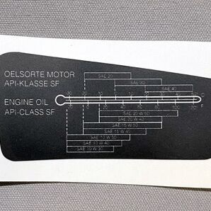 BMW オイル ラベル 右 R100 RS RT R90 R80 R65 等 46631338236