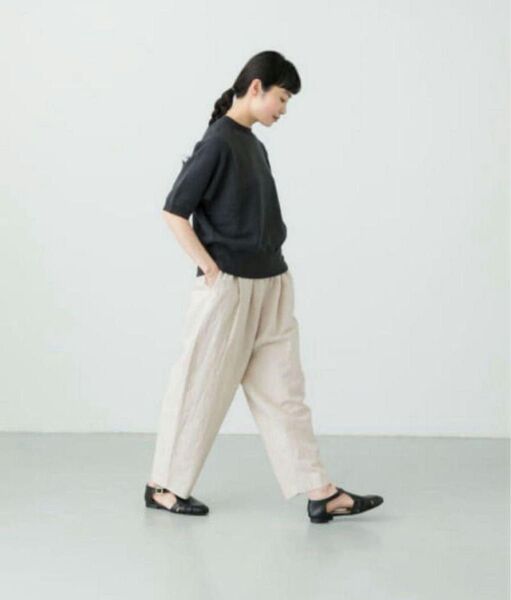かぐれ コットンリネンラミーサルエルパンツ アーバンリサーチドアーズ