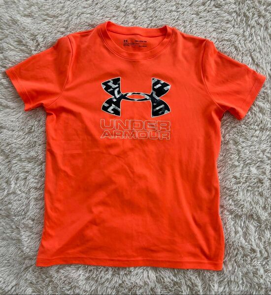 UNDER ARMOUR Tシャツ オレンジ YXL