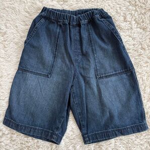 デニムハーフパンツ 160cm