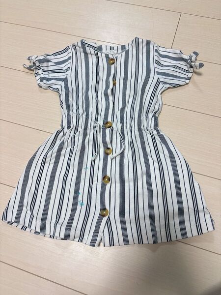 子供服 ストライプ柄ワンピース 110cm