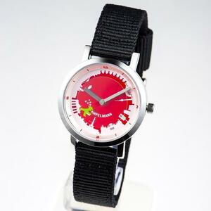 [ Anne pe Le Mans ]AMPELMANN red lady's wristwatch AFB-2041-19