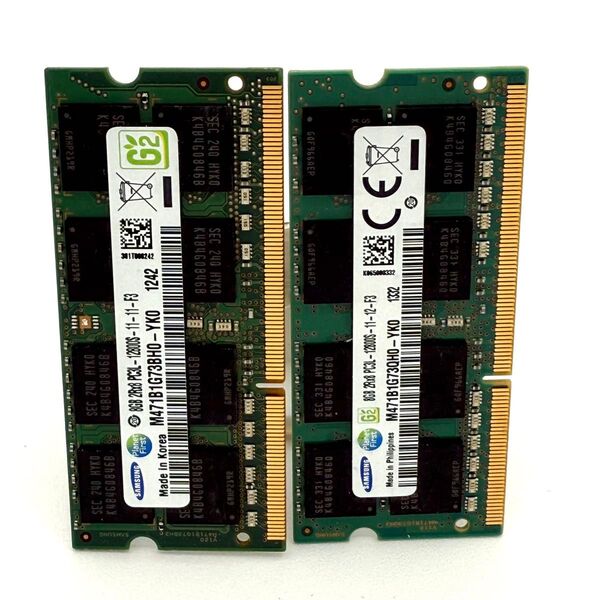 16GB(8GBx2枚組) PC3 12800S 2Rx8 SO-DIMM ノートPC用