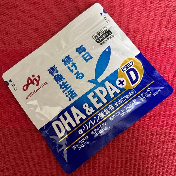 味の素 毎日続ける青魚生活 DHA&EPA+ビタミンD 120粒