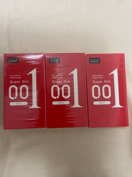 JUNCAI 0.01ミニ激薄コンドーム 10個入×3箱コンドーム薄さ0.01mm 30個セット