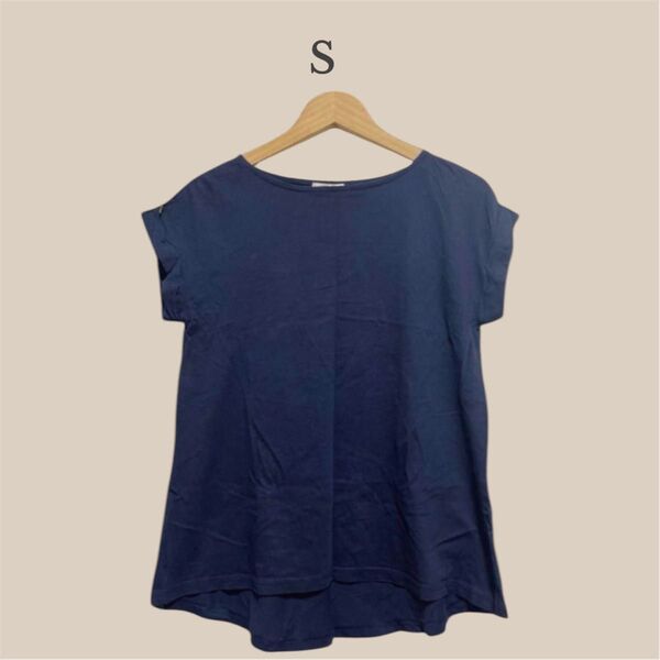 ネイビー 半袖 Tシャツ Sサイズ 綿100%