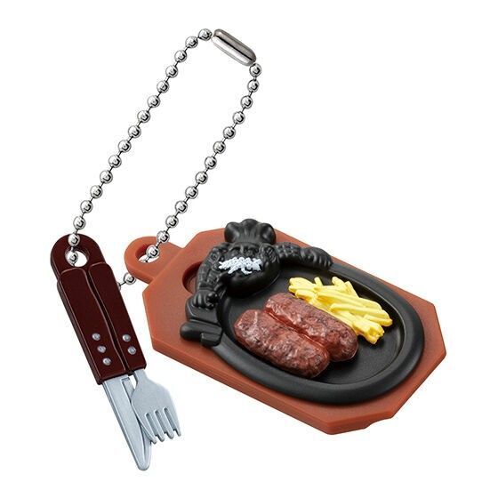 ステーキハウス ブロンコビリー ミニチュアチャーム 炭焼きがんこハンバーグ(塩のせVer.) ガチャ カプセルトイ 未開封