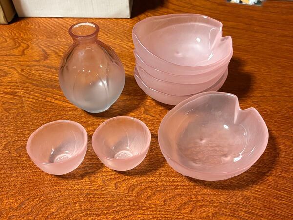 冷酒セット 桜皿セット 徳利 酒器 酒器セット 盃 ぐい呑み おちょこ お猪口