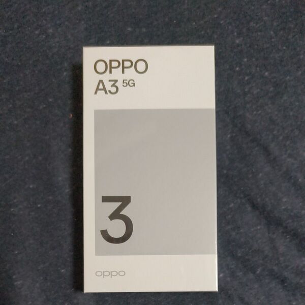 OPPO A3 5G ブラック 新品未開封 ワイモバイル版