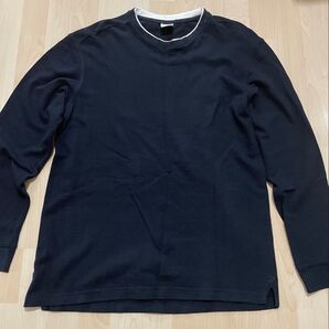 ZARA ネイビー 長袖カットソー