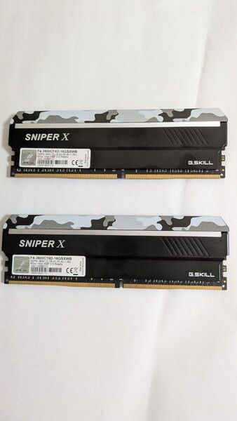 G.SKILL SNIPER X メモリ 8GB×2枚組 DDR4 3600MHz