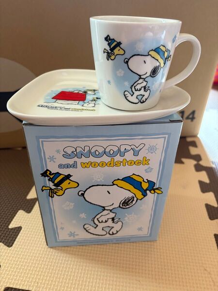 スヌーピー マグカップ&プレート非売品