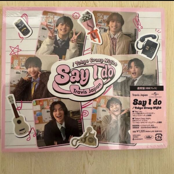 TravisJapan Say I do Tokyo Crazy Night CD 初回プレス 通常盤