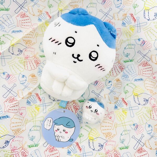 未使用美品 タグ付き ちいかわ 喜びがない ハチワレ ぬいぐるみ フィギュア