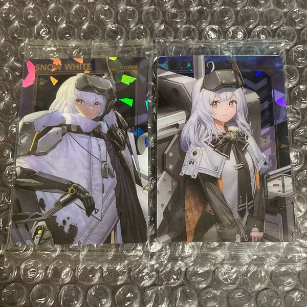 【未開封】スノーホワイト 2種セット ウエハースカード 勝利の女神:NIKKE