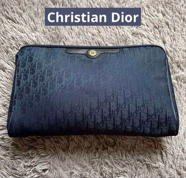 Christian DiorディオールOld Diorクラッチバッグトロッター柄