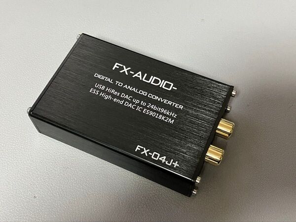 USB-DAC FX-AUDIO- FX-04J+ オペアンプ交換済 LME49720 OPA1612 バスパワー駆動DAC