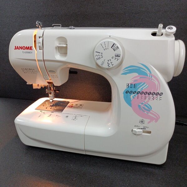 JANOME ジャノメ TJ-2008EX 電子ミシン コンパクトミシン現状品