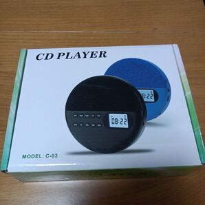 美品CDプレーヤー ポータブル Bluetooth受信/送信 充電1500mAh