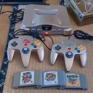 NINTENDO64 本体 コントローラー2個 ソフト3本セット