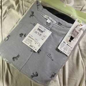【新品未使用】長袖 マタニティパジャマRosemadameローズマダム 青うさぎ