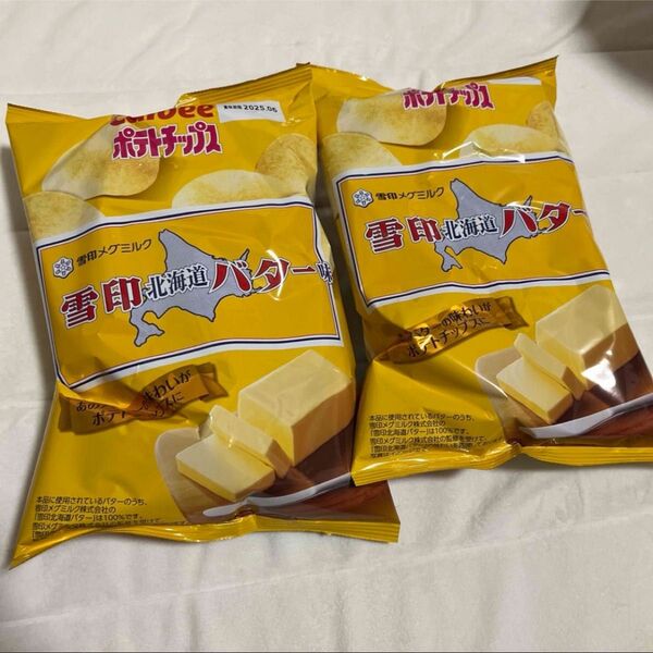 北海道 雪印 バター 味 ポテトチップス2袋